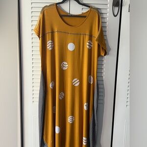 GORGO Yellow dress in size 5X